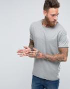 Nudie Raw Hem T-shirt - Gray