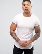Gym King Logo T-shirt In Slubby Fabric - Pink