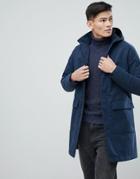 Selected Homme Long Parka - Navy