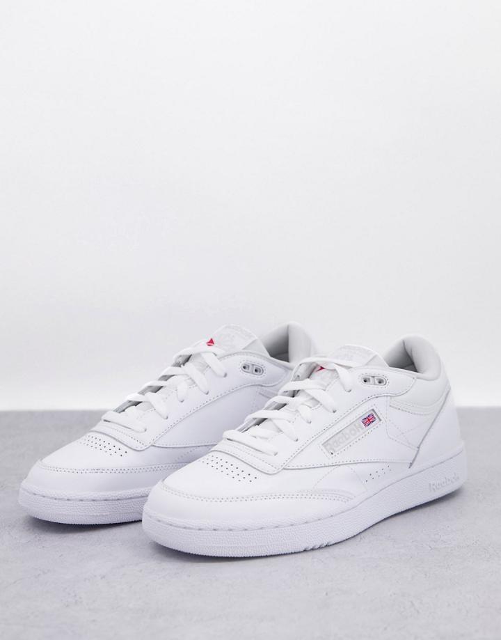 Reebok Club C Mid Ii Sneakers In Chalk-white