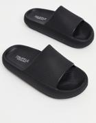 Truffle Collection Pool Slides In Black