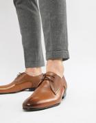 Ted Baker Peair Derby Shoes In Tan Leather