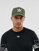 Adidas Originals Melange Trefoil Cap Green - Green