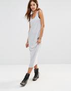 G Star Be Raw Jersey Tank Dress - Gray