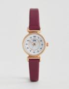 Limit Berry Leather Watch 6202.37 - Purple