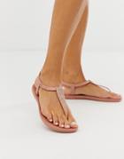 Ipanema Pop Glitter Flat Sandals-pink