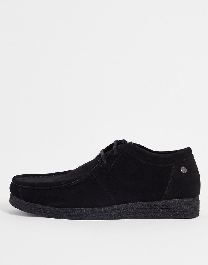 Jack & Jones Suede Shoes In Black