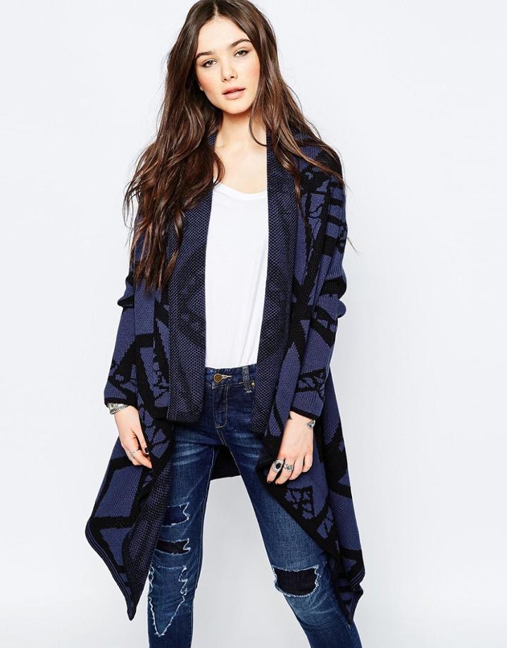 Blank Nyc Print Cardigan - Whinosaurus