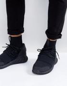 Adidas Originals Tubular Doom Primeknit Sneakers In Black Da9023 - Black