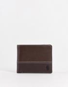Luke Volcombe Leather Bifold Wallet-brown