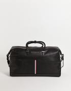 Tommy Hilfiger Faux Leather Downtown Duffle Bag In Black