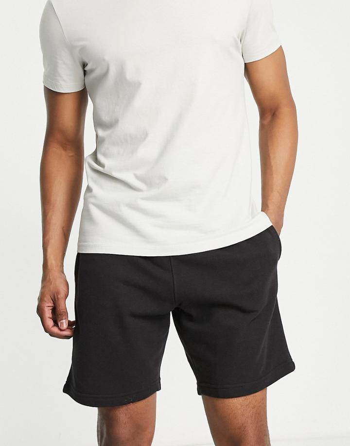 Threadbare Jersey Shorts In Black