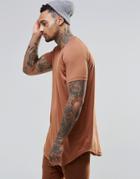 Other Uk Longline T-shirt - Rust