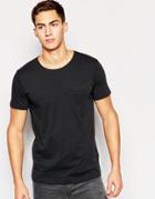 Minimum Hidden Pocket T-shirt - Black
