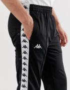 Kappa Banda Astoria Snaps Jogger With Logo Taping In Black - Black