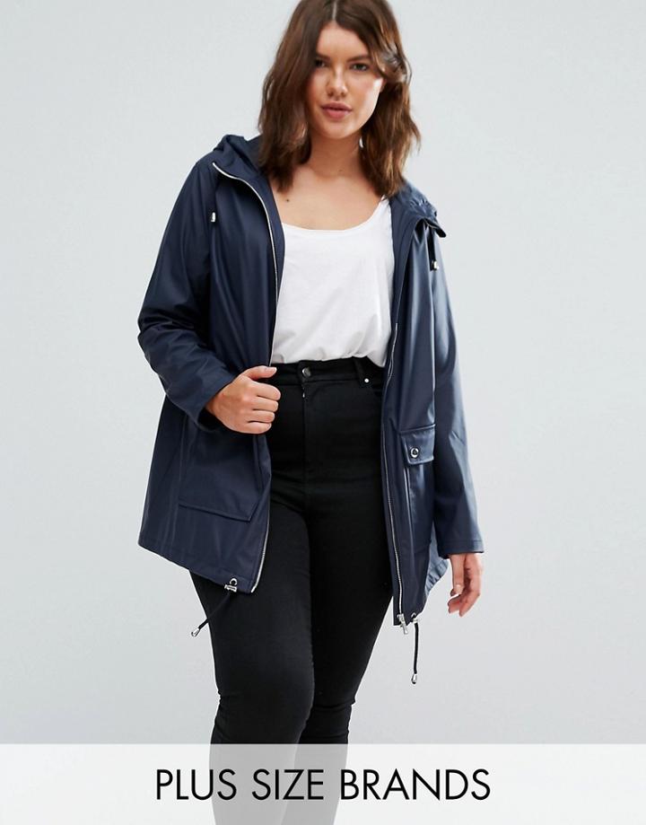 New Look Plus Anorak Jacket - Navy