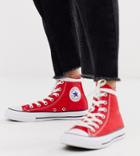 Converse Chuck Taylor Hi Red Sneakers