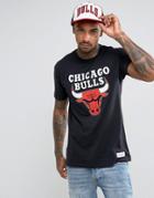 Mitchell & Ness Nba Chicago Bulls T-shirt - Black
