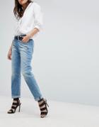 G-star Midge Saddle Boyfriend Jeans With Roll Hem - Blue