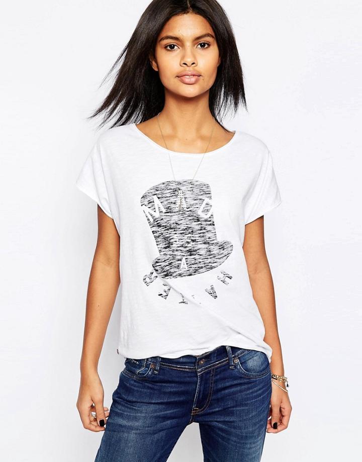 Pepe Jeans Mad As A Hatter T-shirt - 802optic White