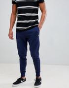Lyle & Scott Skinny Logo Joggers In Navy - Navy