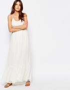 Vila Volumious Maxi Dress - Pristine