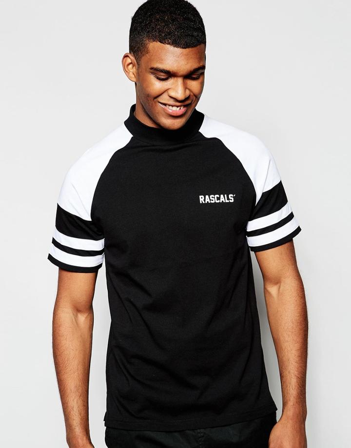 Rascals T-shirt With Turtleneck - Black