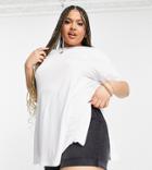 Yours Oversized T-shirt In White