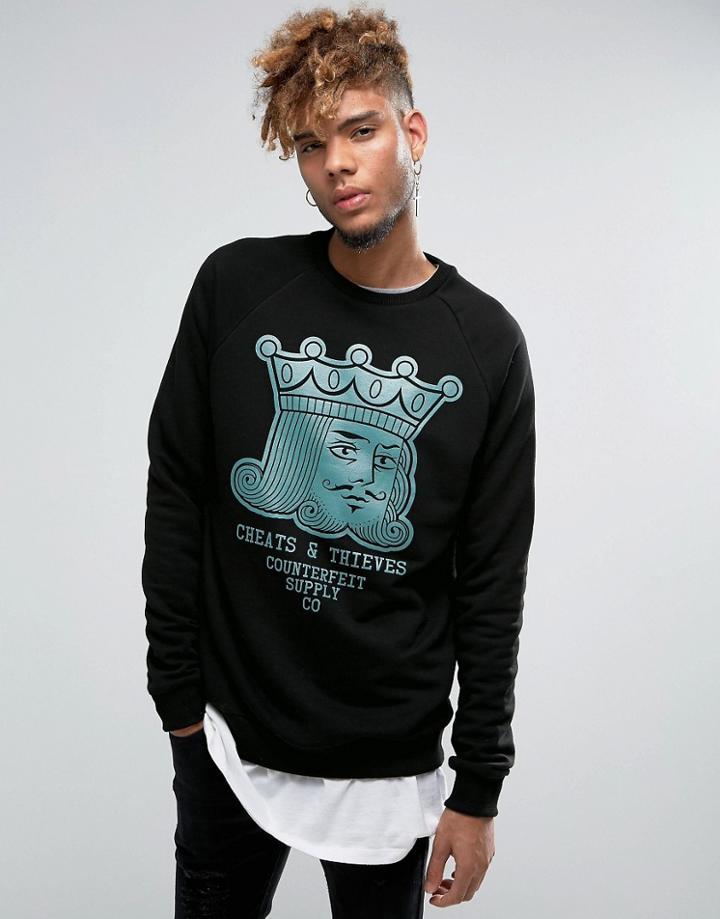Cheats & Thieves Kings Sweater - Black