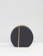 Claudia Canova Circular Clutch Bag - Black