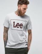 Lee Box Logo T-shirt - Gray