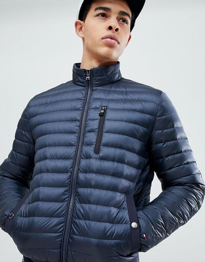 Tommy Hilfiger Down Bomber Jacket - Navy