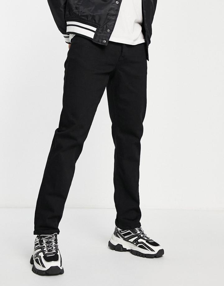 River Island Relaxed Jeans In Black