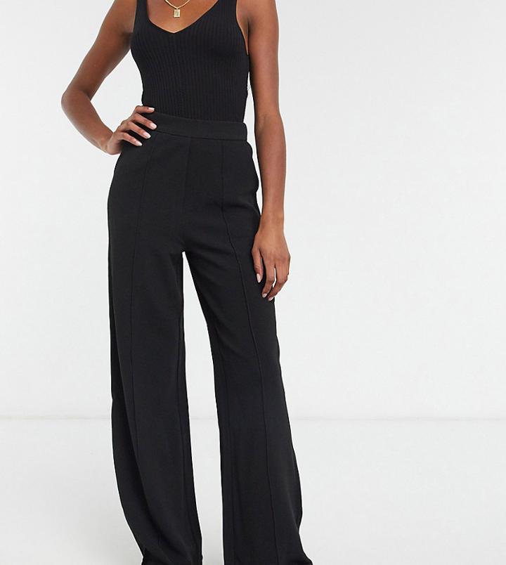 Vero Moda Tall Wide Leg Pants In Black