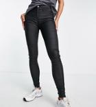 River Island Molly Mid Rise Skinny Jeans In Black