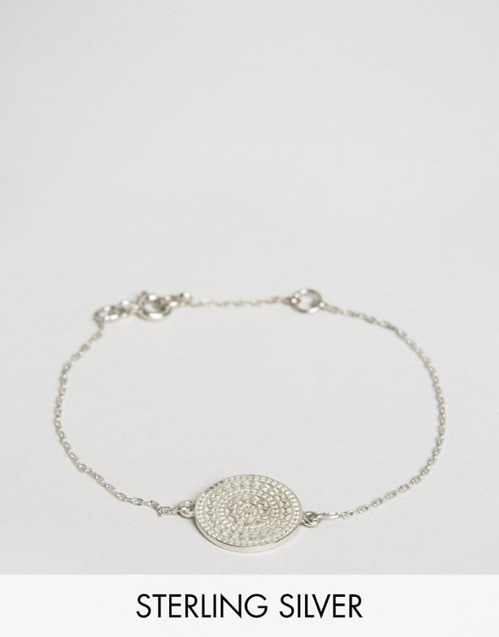 Carrie Elizabeth Silver Axtec Bracelet - Silver