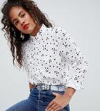 Asos Design Tall Shirt In Star Print - Multi