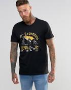 The North Face T-shirt With Expedition Print - Black