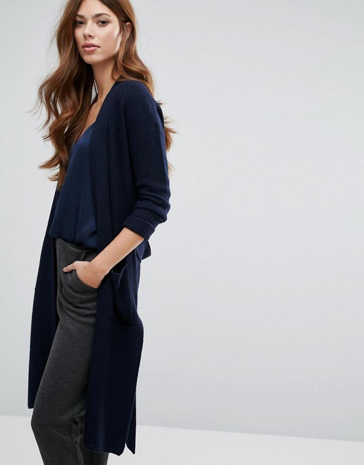 Selected Knit Cardigan - Navy