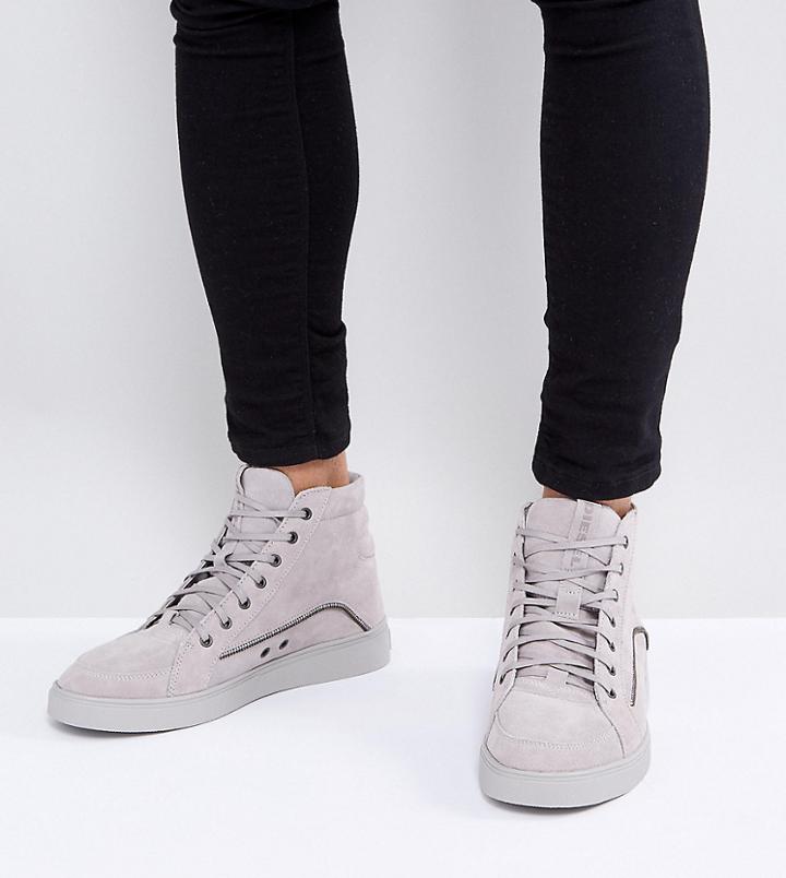 Diesel Vipe Hi Top Sneakers - Gray