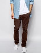 Only & Sons Chino In Regular Fit - Brown