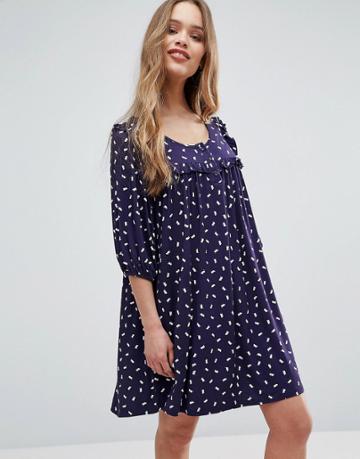 Ivana Helsinki Moomin Annikki Shift Dress - Navy
