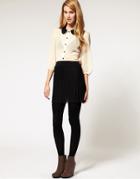 Club L Pleat Skirt - Black