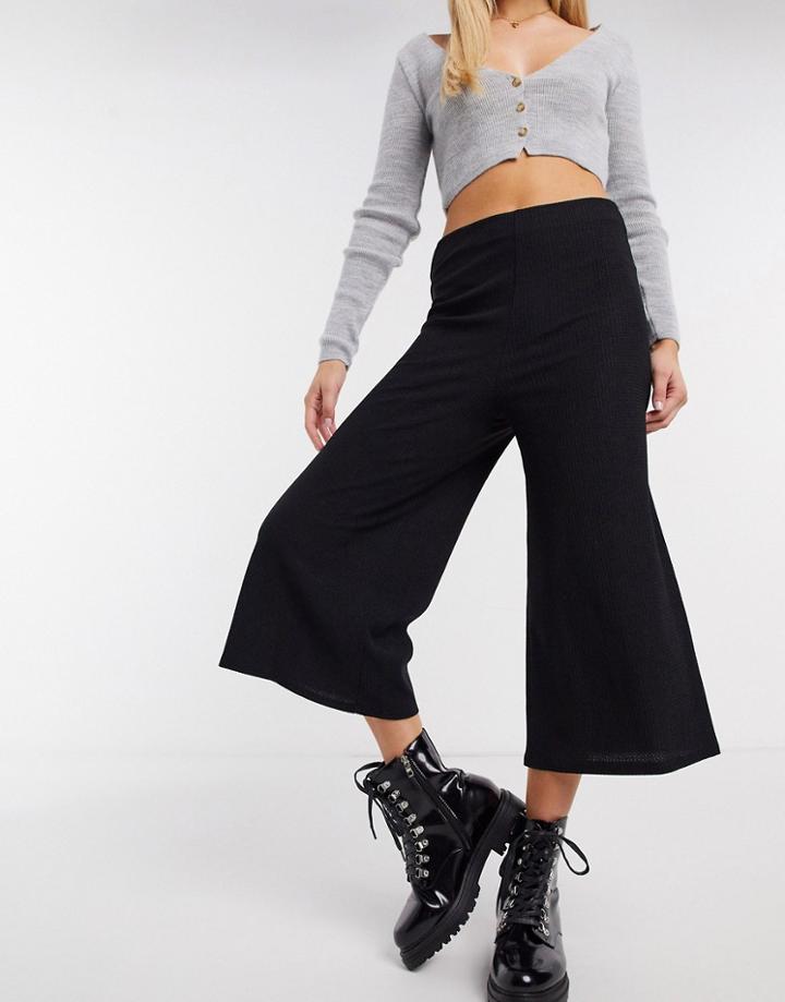 Miss Selfridge Culottes In Black