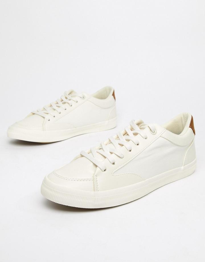 Burton Menswear Sneakers In White - White