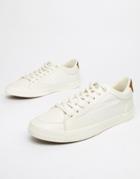 Burton Menswear Sneakers In White - White