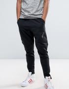 Adidas Originals Slim Fit Joggers With Panels - Black