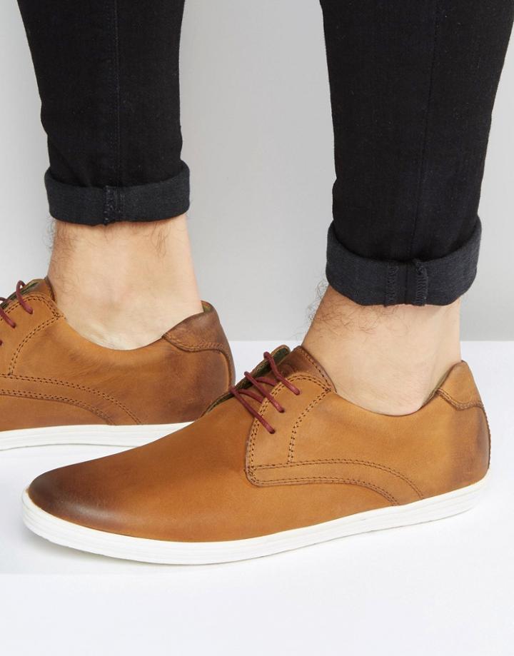 Base London Concert Leather Shoe - Tan