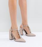 Asos Peacock Embellished High Heels