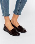 Miss Kg Fringe Front Tassle Front Loafers - Black